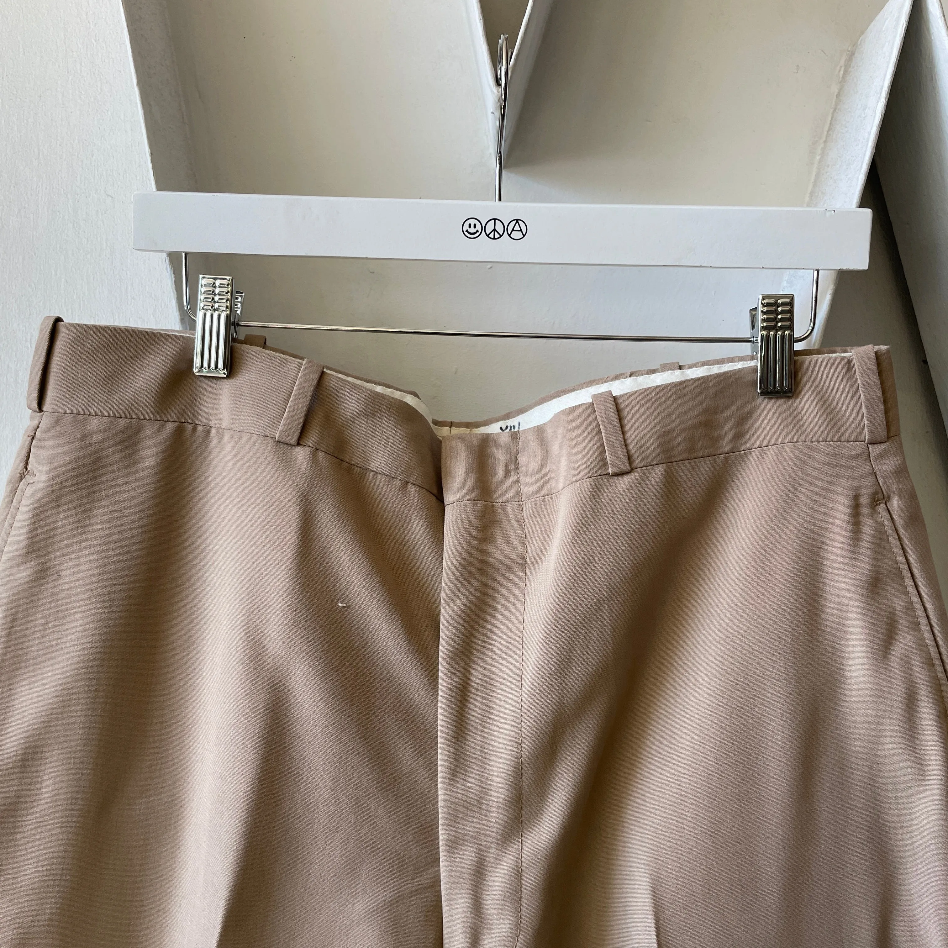 60’s Finesilver Khaki Officer Pants - 34" x 30"