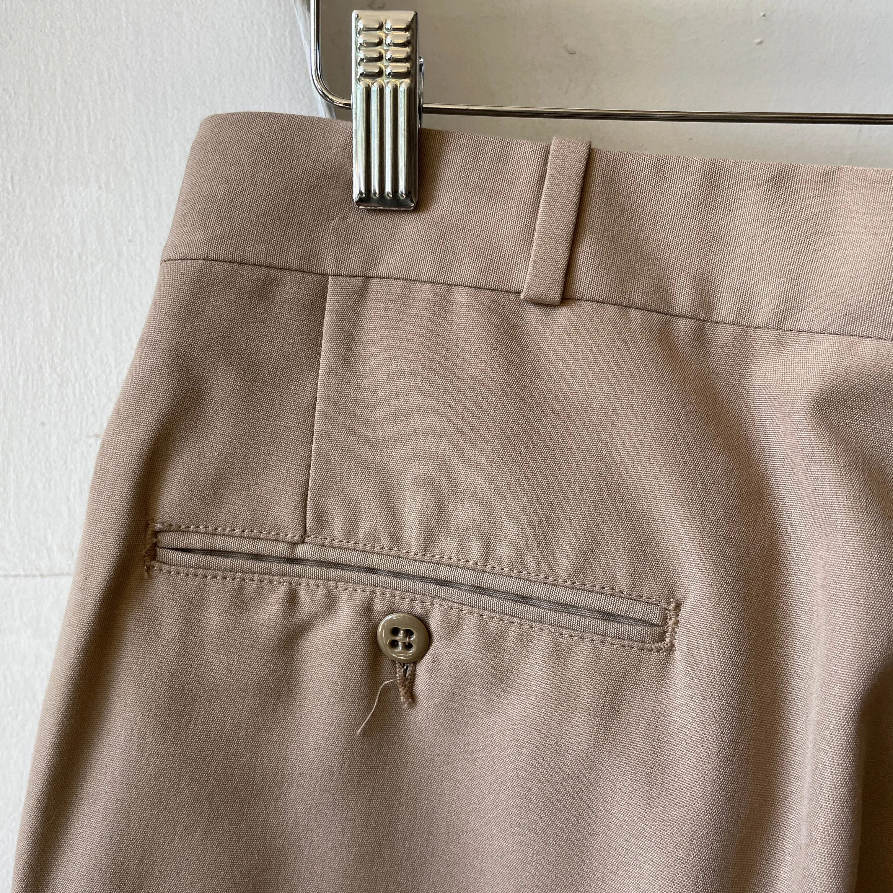 60’s Finesilver Khaki Officer Pants - 34" x 30"