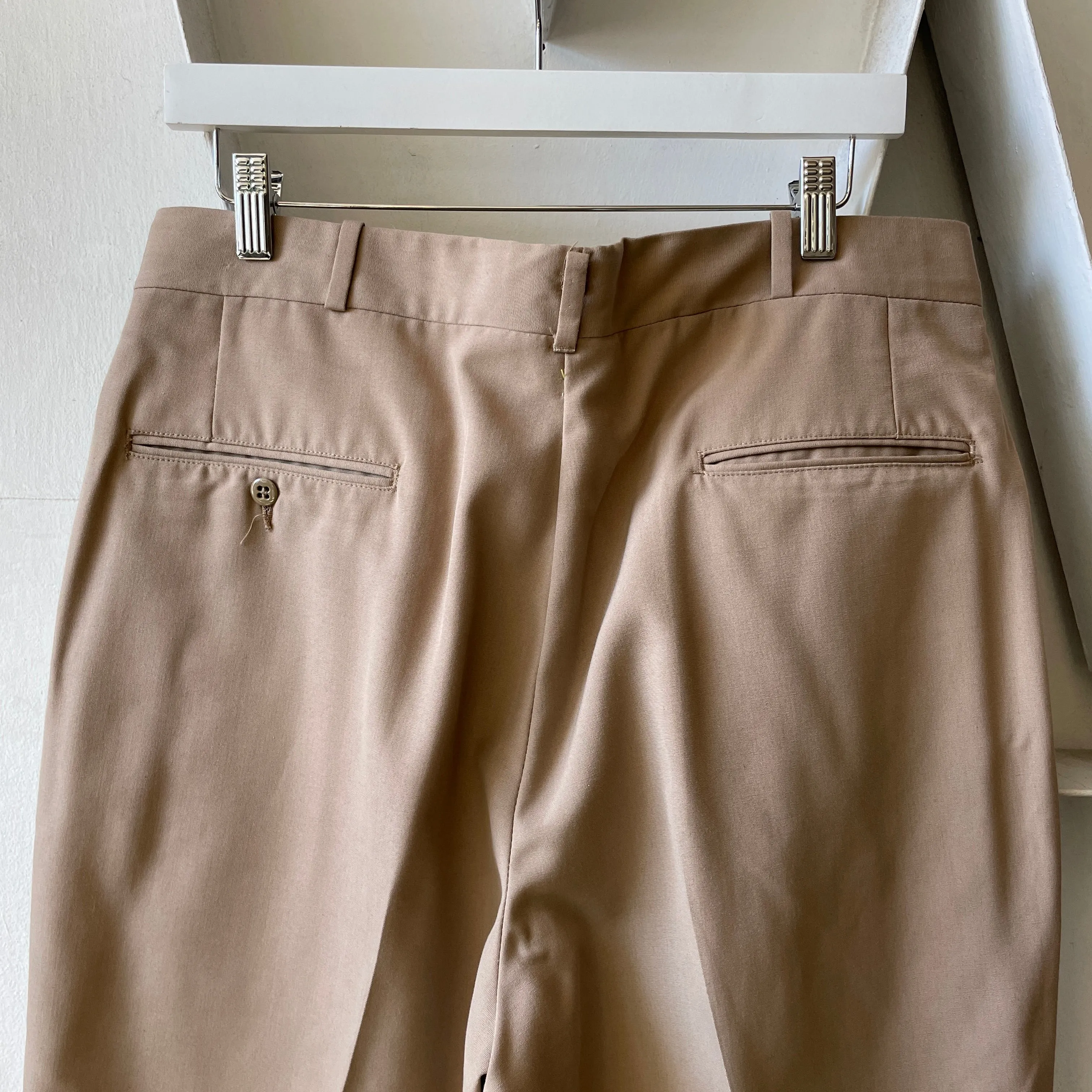 60’s Finesilver Khaki Officer Pants - 34" x 30"