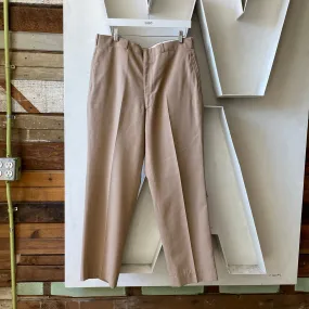 60’s Finesilver Khaki Officer Pants - 34" x 30"