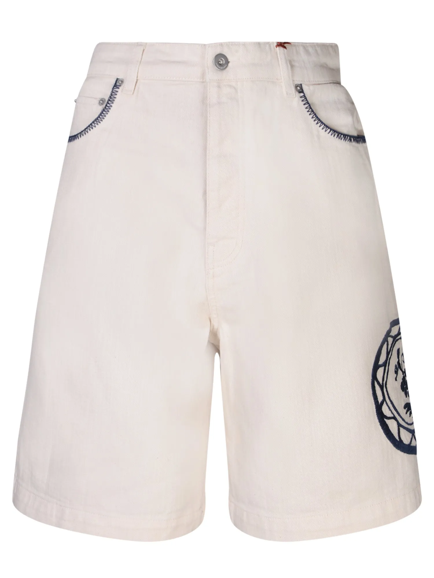 Art de la Table Bermuda Shorts Ecru