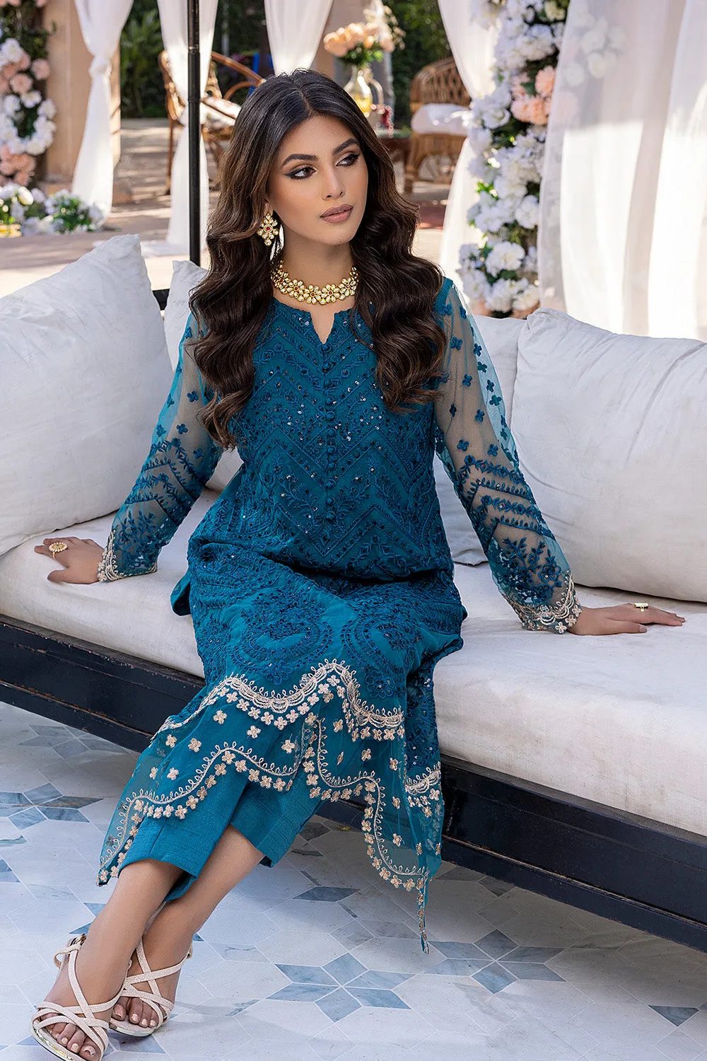 Azure Luxury Formal Shirts 2022 – Fiery Blue