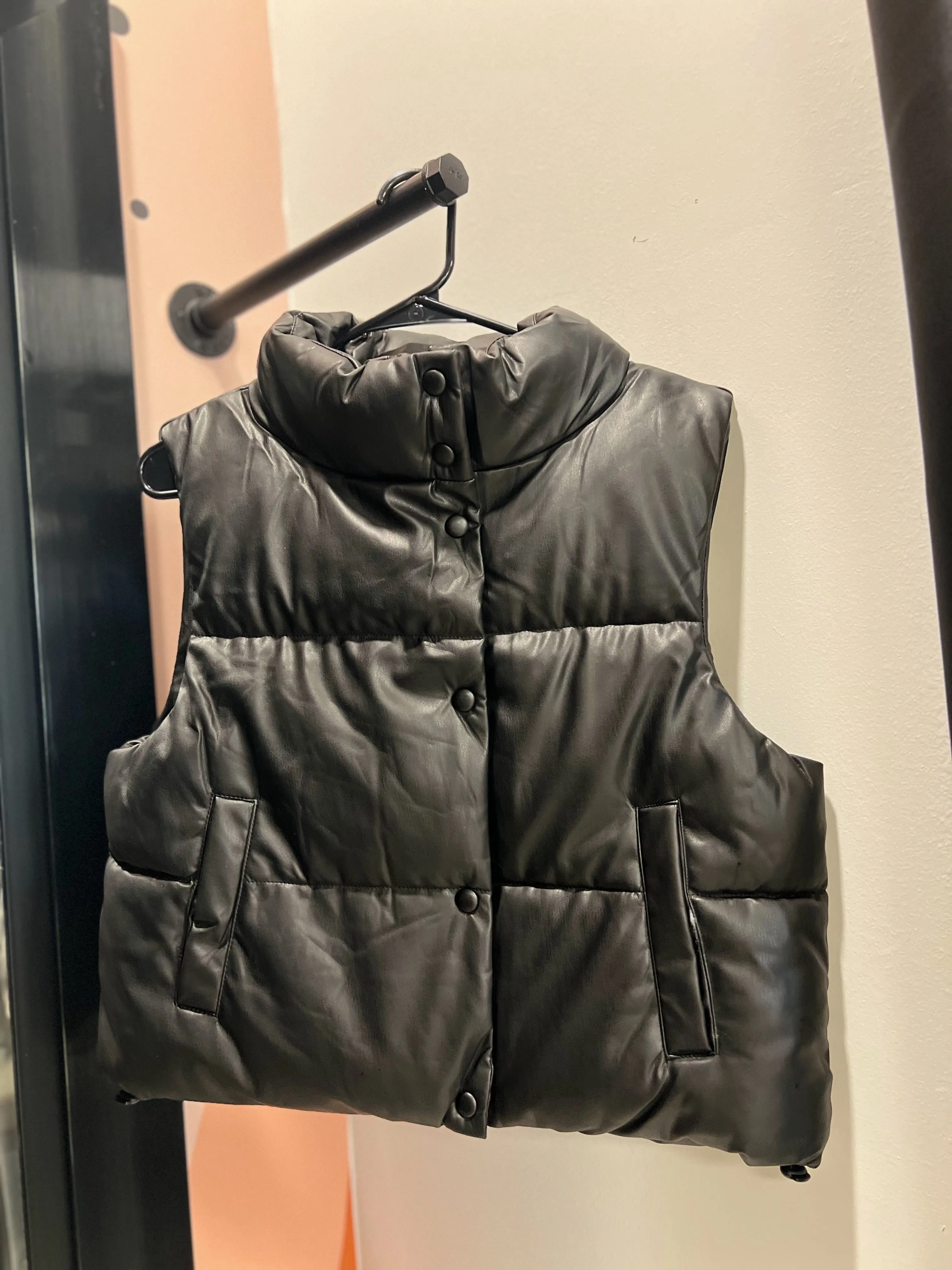 Black Puffer Vest