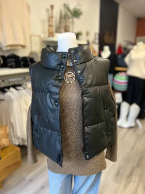 Black Puffer Vest