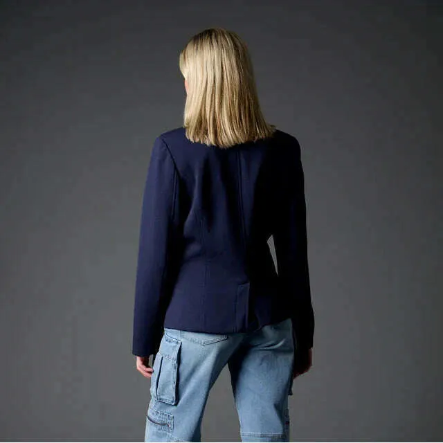 BLUE REVIVAL - HELEN FIRESIDE BLAZER - NAVY