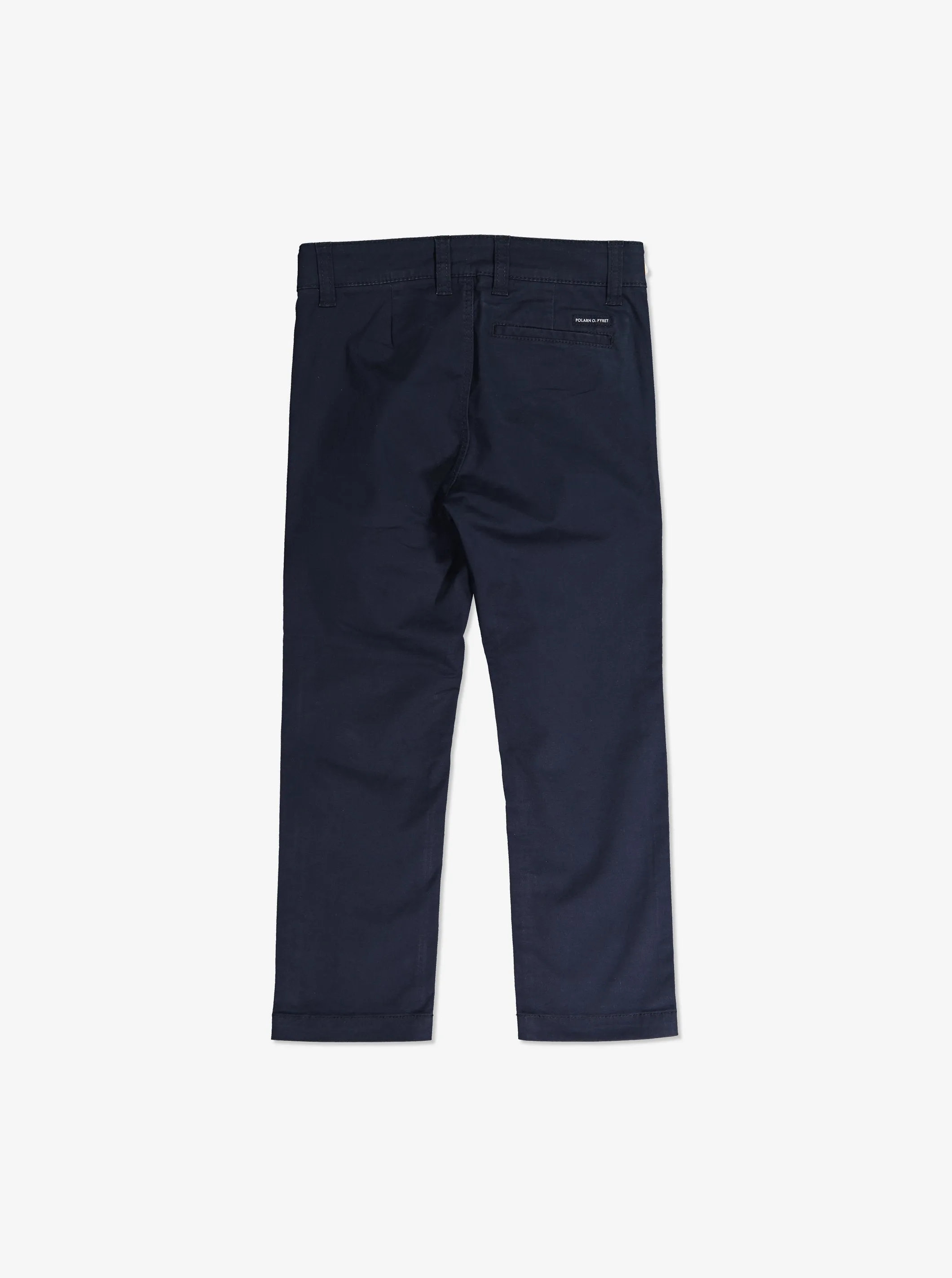 Boys Navy Blue Chinos