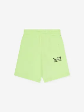 EA7 Emporio Armani Boys Train Core ID Bermuda Shorts in Green