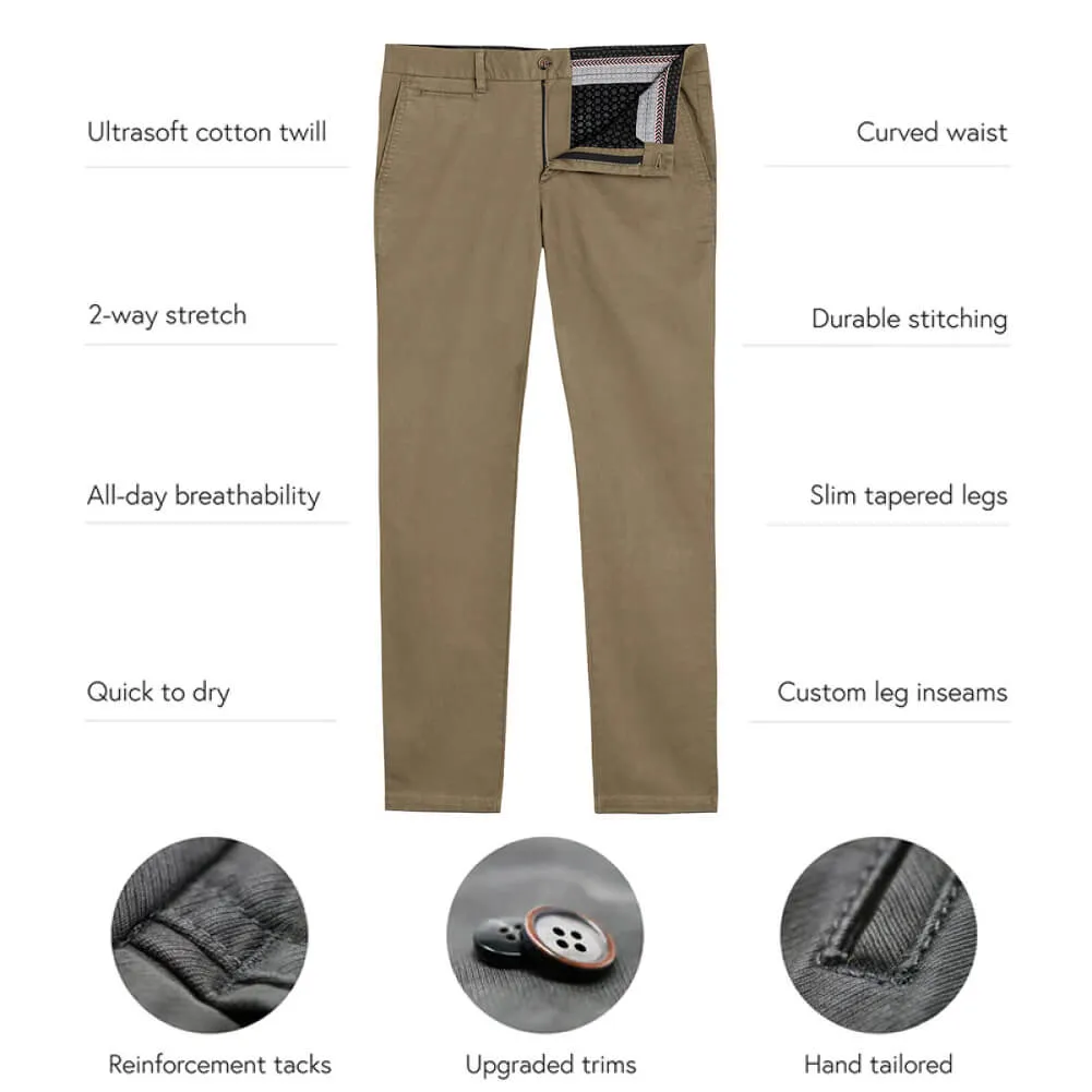 Feel Good Dark Khaki Chinos