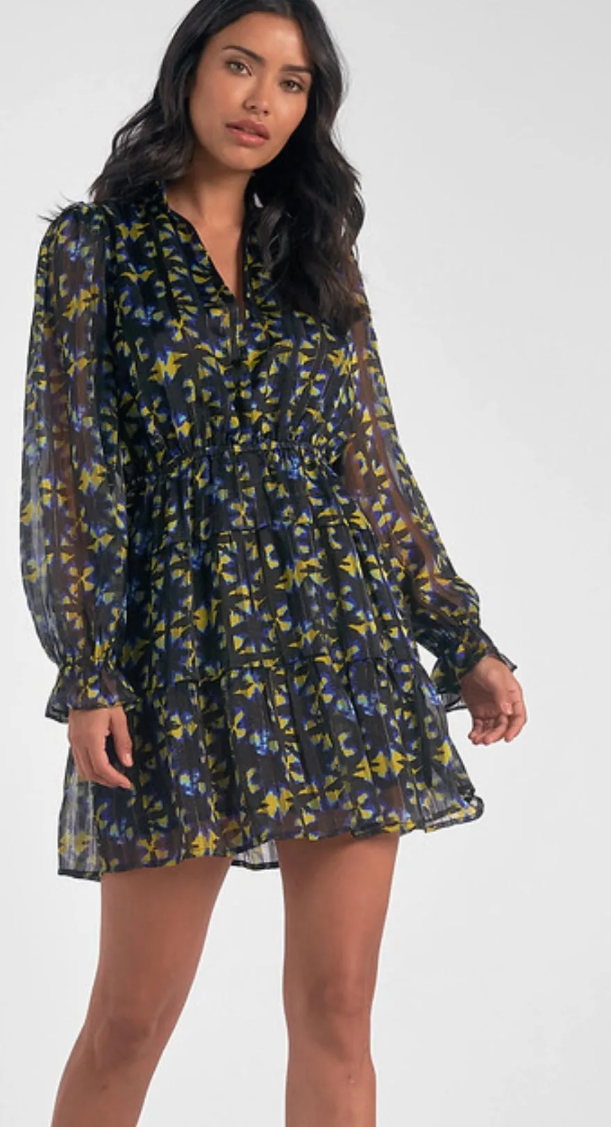 Geo Print Dress