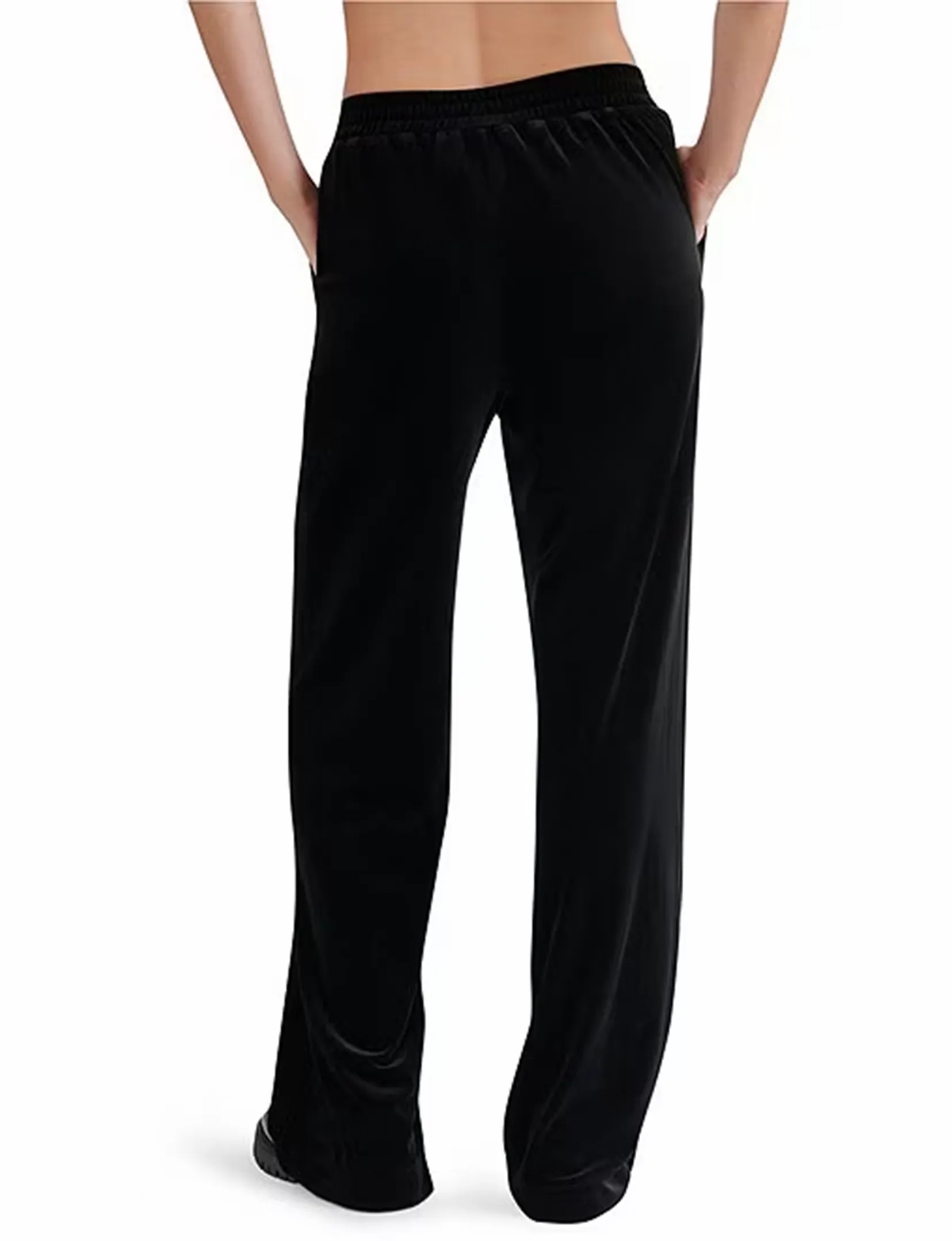 Gilda Velvet Pant, Black