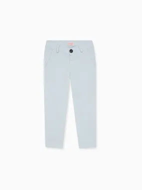 Light Blue Elio Boy Cotton Chinos