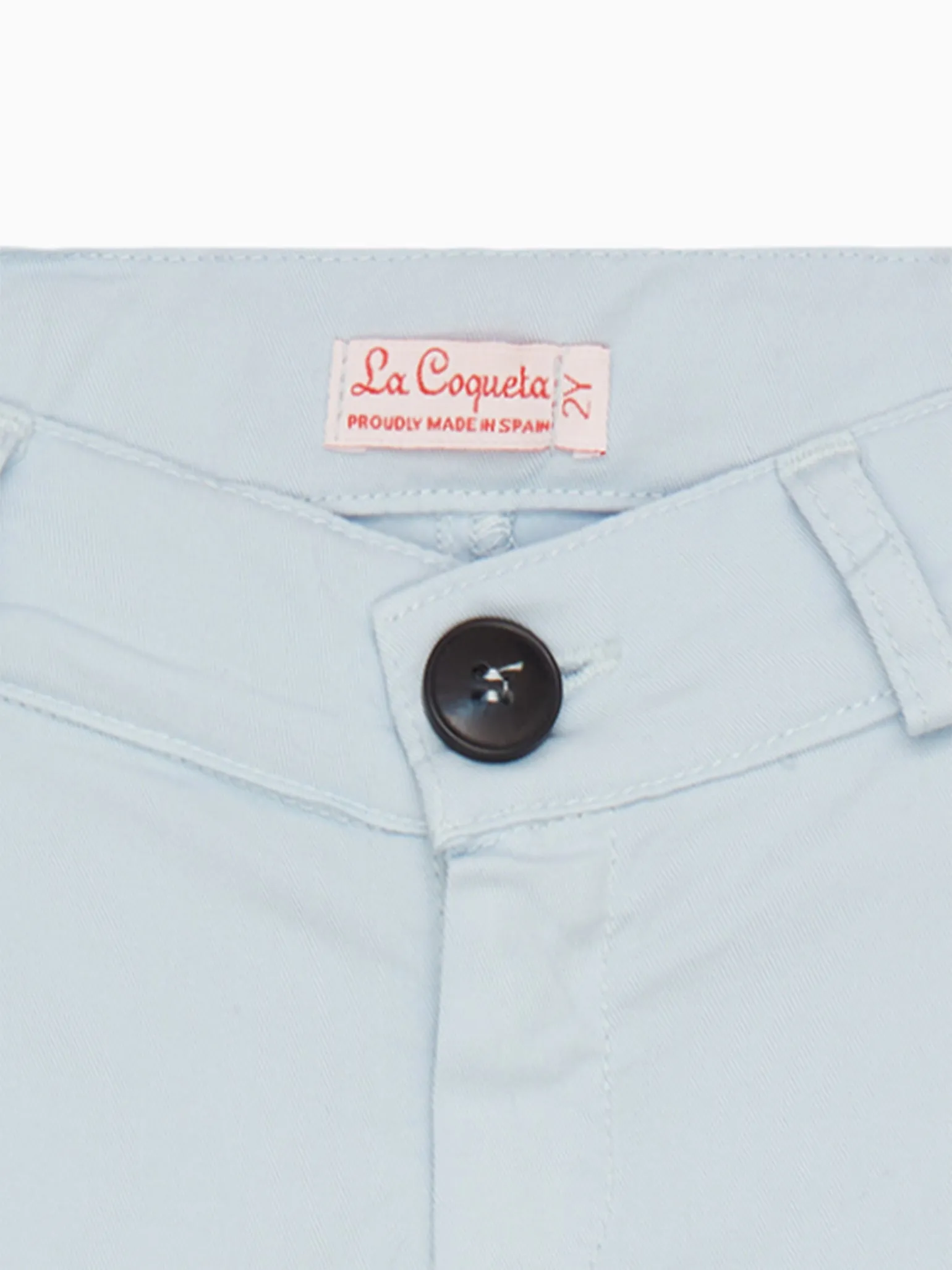 Light Blue Elio Boy Cotton Chinos