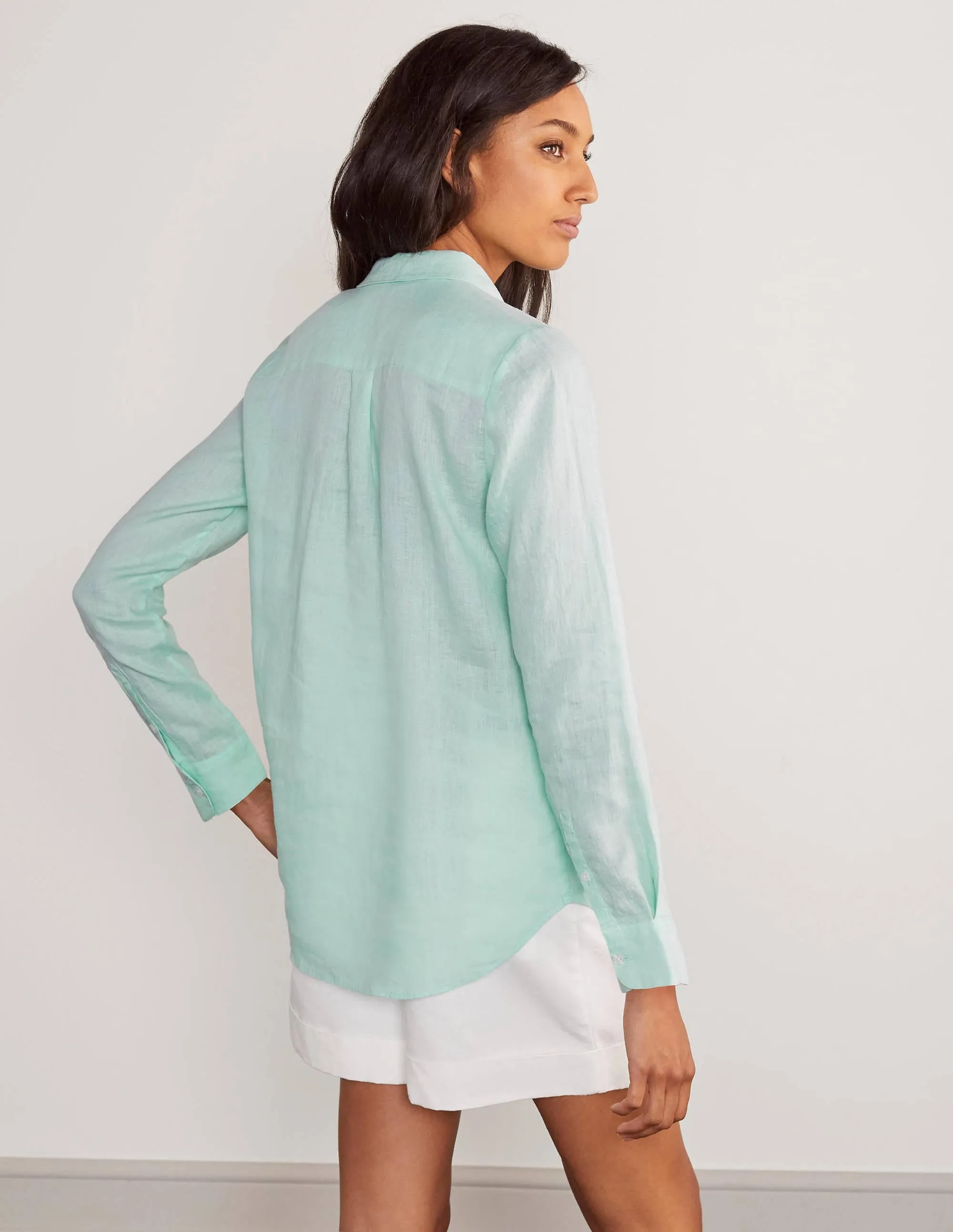 Linen Shirt-Spearmint