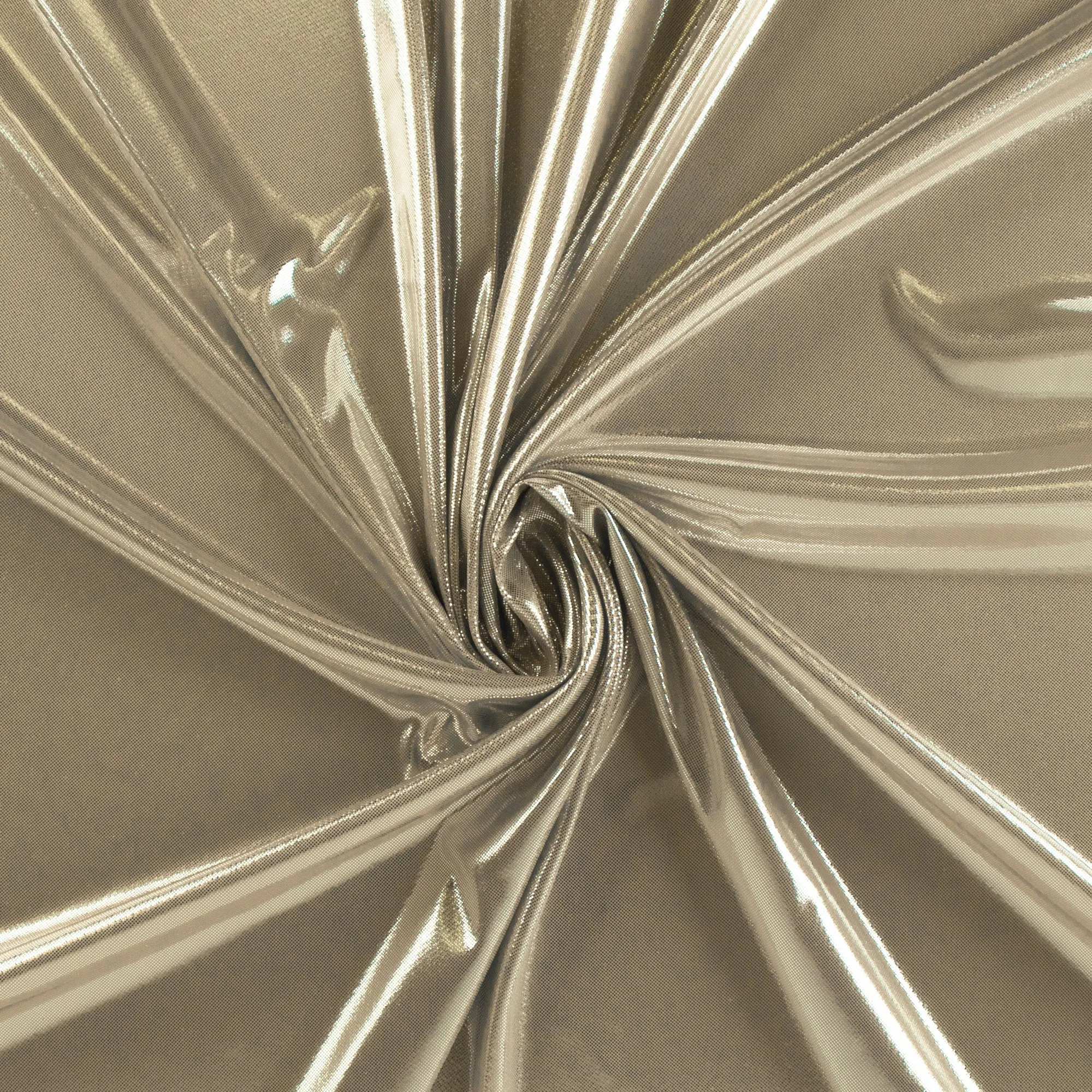 Liquid Metal - Champagne and Silver foil