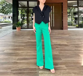 Miel Wide Leg Pants in Green