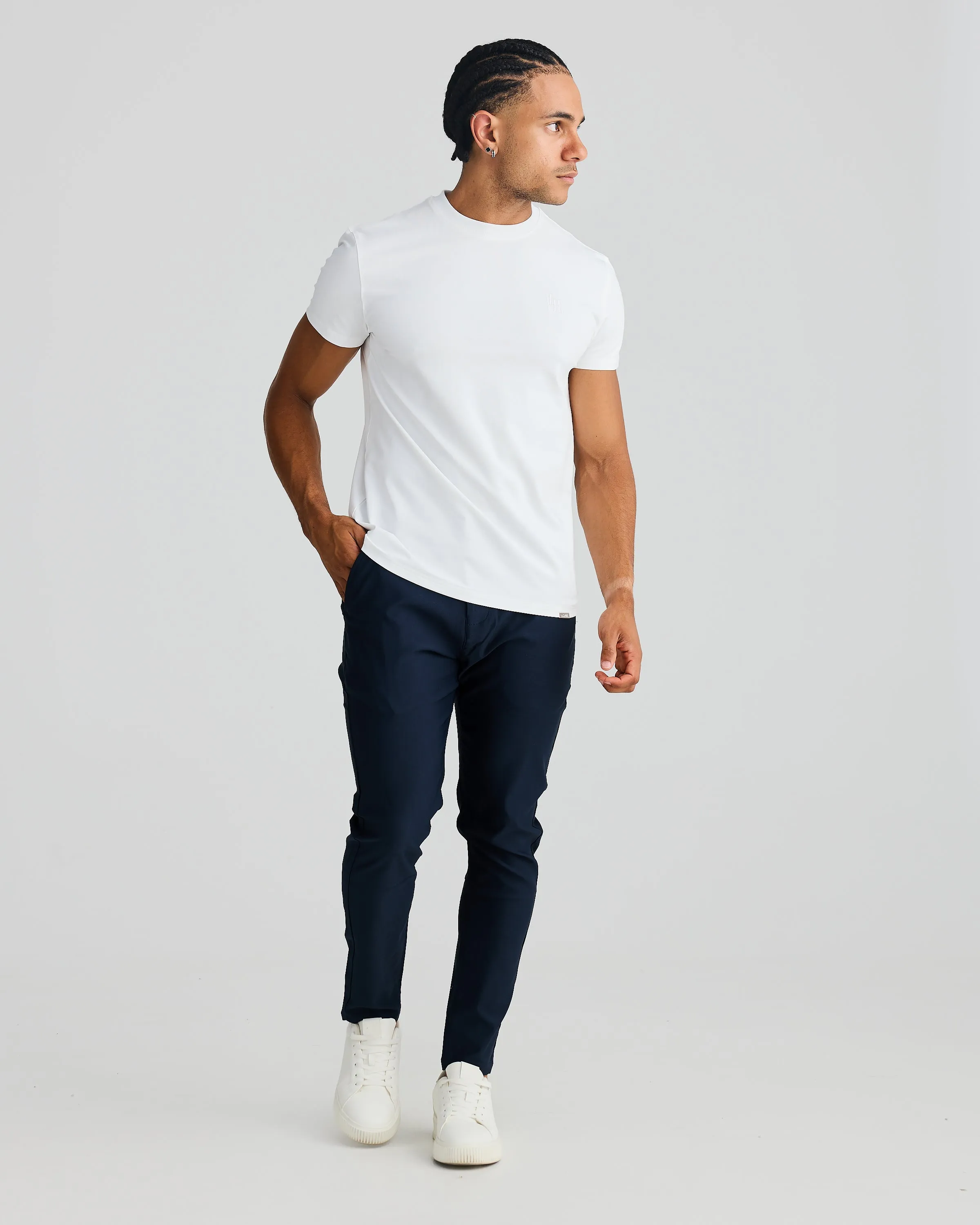 Navy Slim Fit Chino