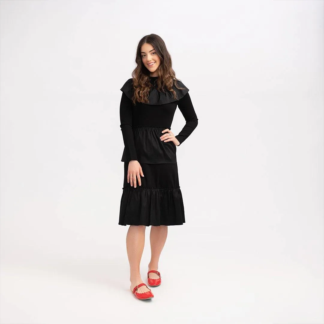 Note Taffeta Overlay Dress