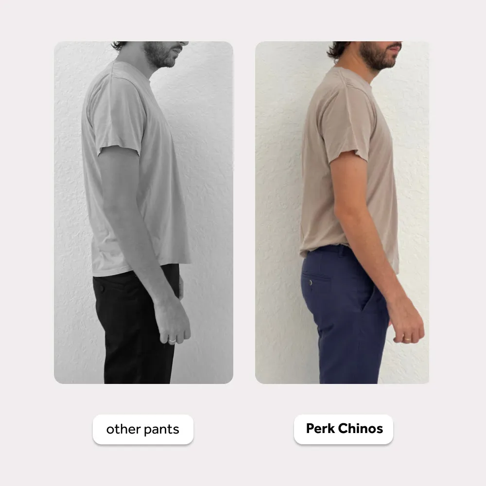 Perk Chinos in Faded Black