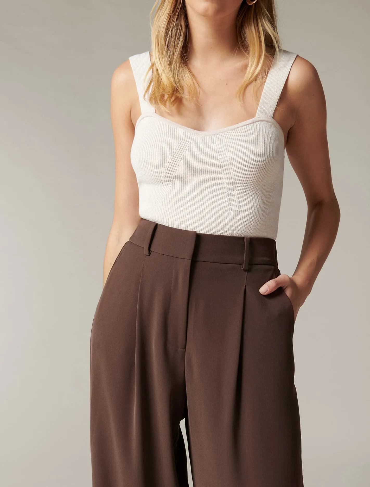 Primrose High Waisted Wide Leg Pants