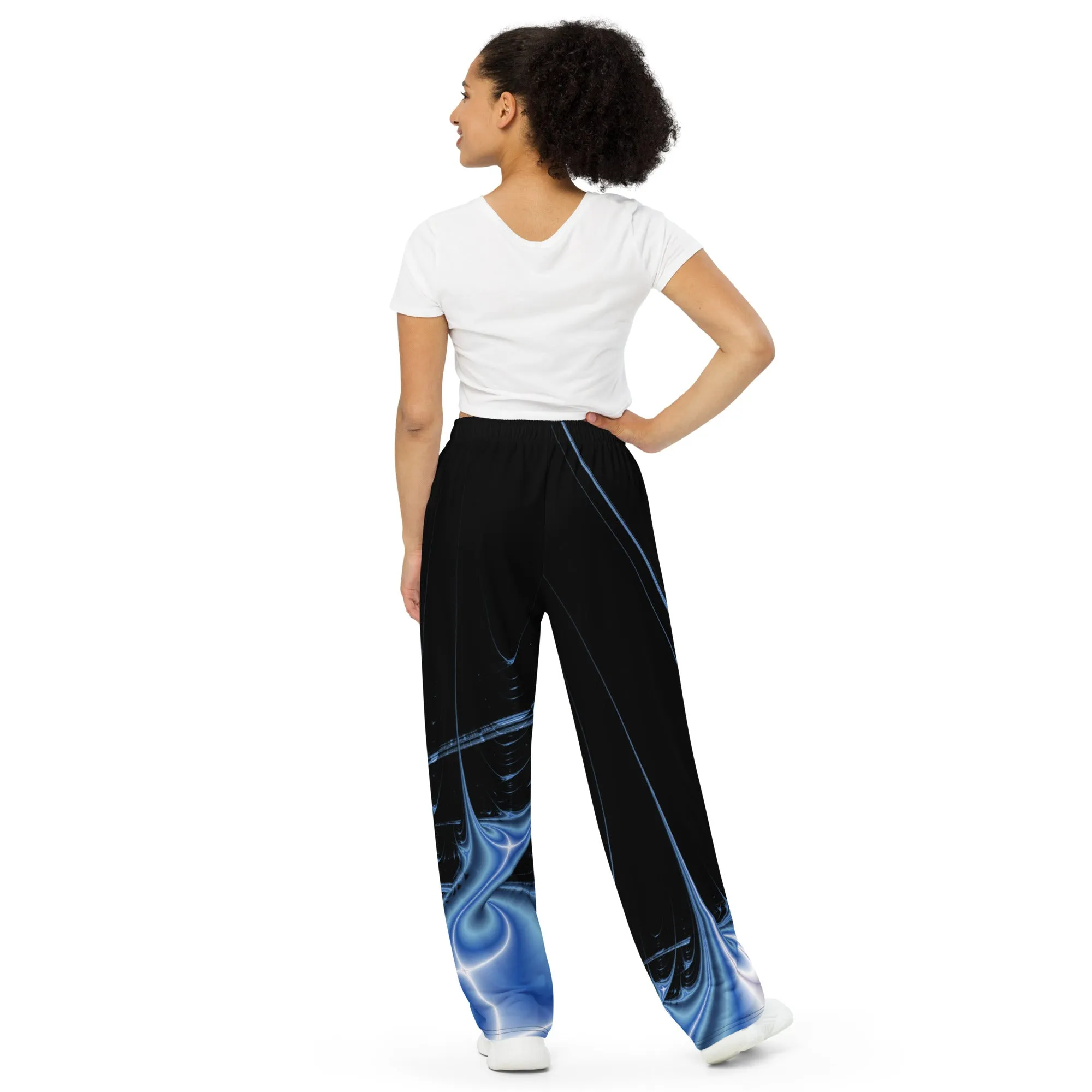 "Galactic Surge" Collection - Designer Unisex Wide Leg Pants