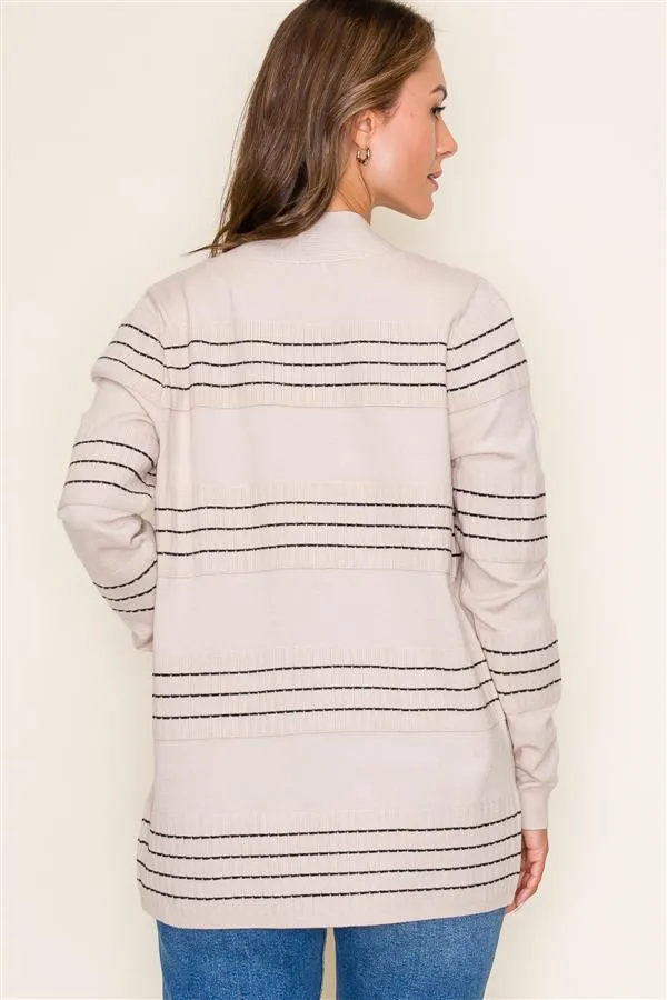 Stitched Cardigan - 4 Colors!