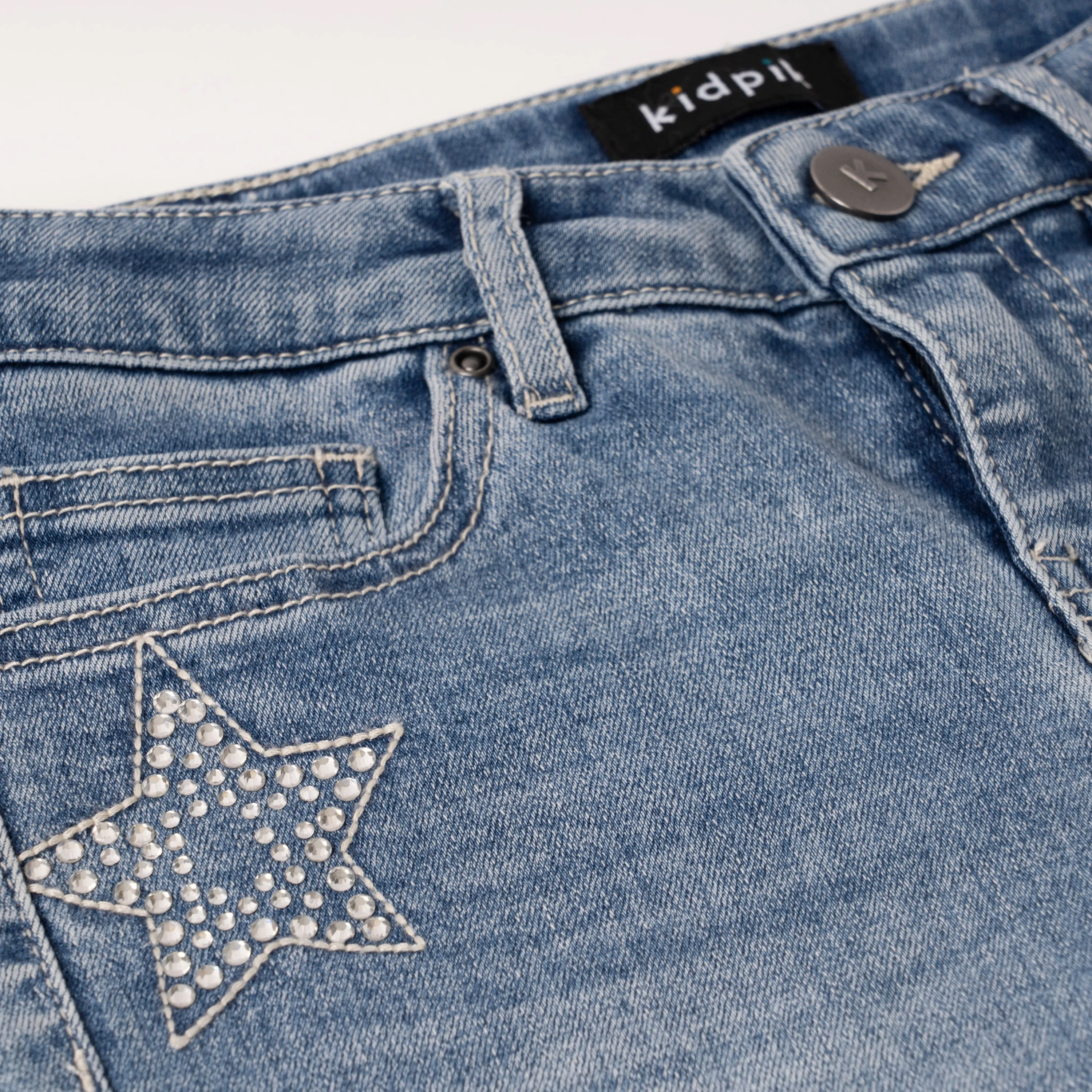 Studded Star Bermuda Short