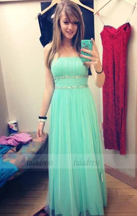 Sweetheart Evening Gowns,Modest Formal Dresses,Beaded Prom Dresses