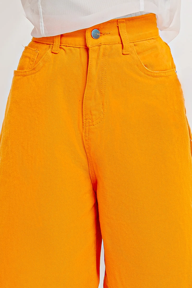 Tangerine Bermuda Shorts