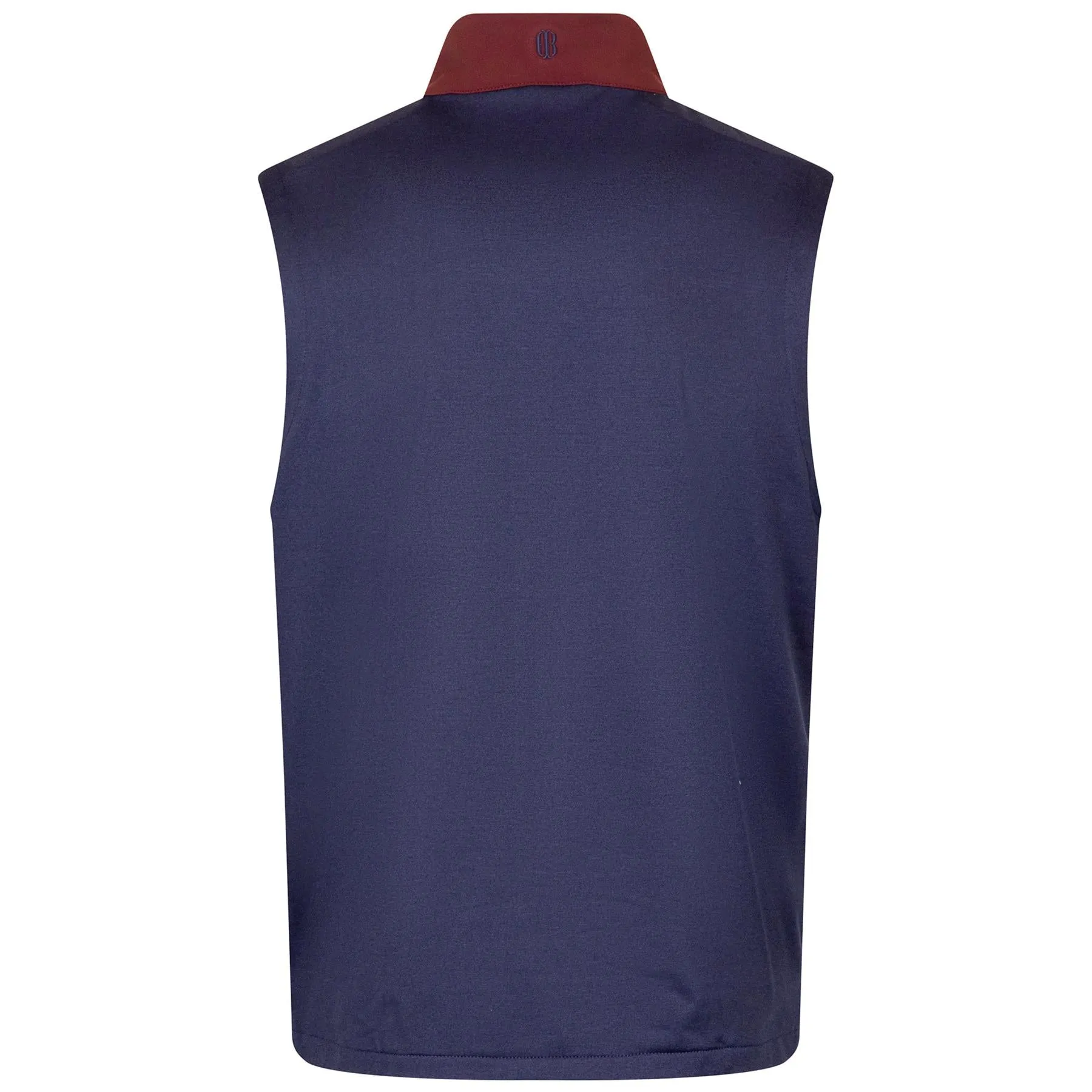 The Morris Vest Navy/Dark Claret - AW24