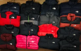 The North Face Puffer Jackets All Codes 20 pieces Bundle