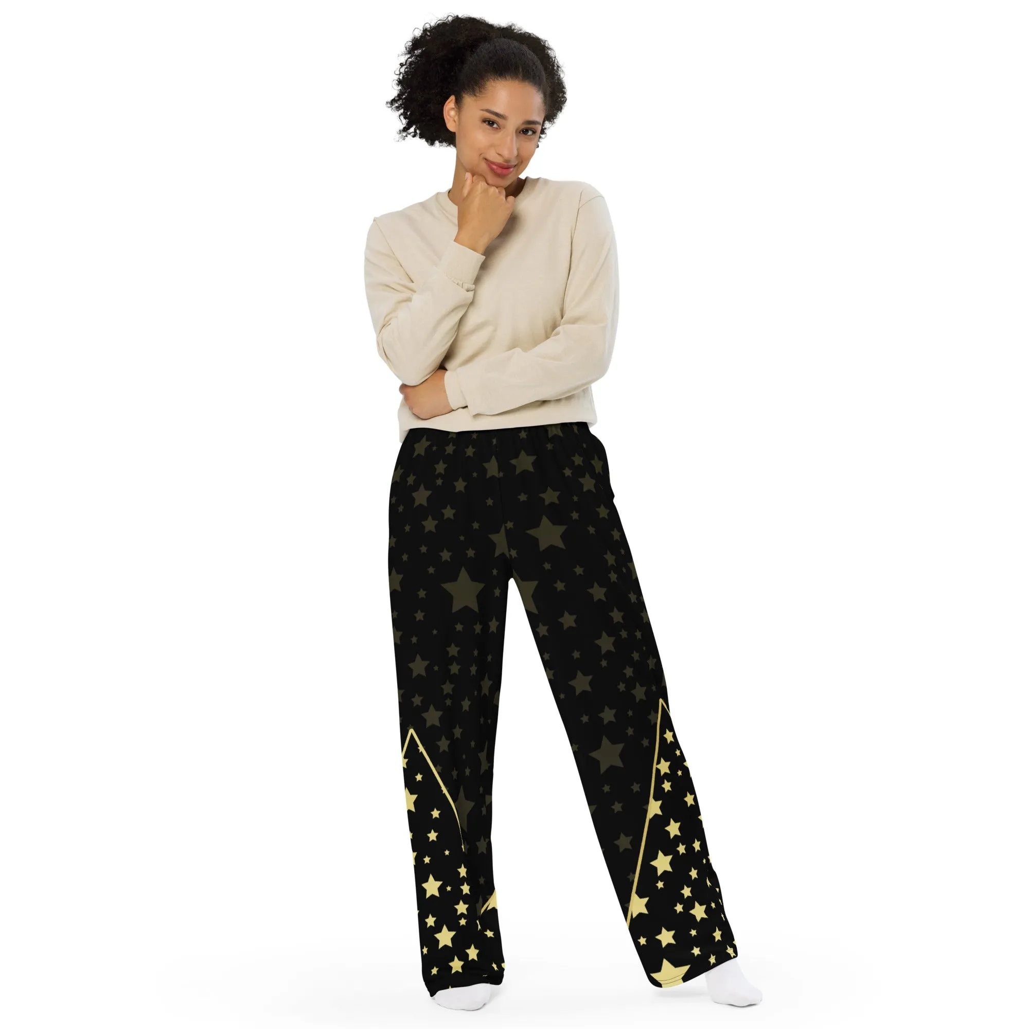 Unisex wide-leg pants