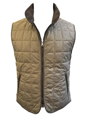 Waterville Theo Nylon Quilt Vest Gun Metal