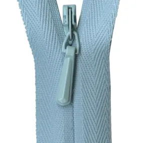 YKK Unique Invisible Zipper in Baby Blue