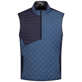 Yukon Half Zip Vest Maltese/Fjord - AW24